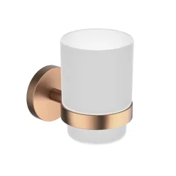 AREZZO design RONO üveg pohár tartó, szálcsiszolt bronz