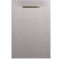   AREZZO design SOLIDSoft zuhanytálca 120x100 cm, BETON, egyenes lefolyóval (2 doboz)