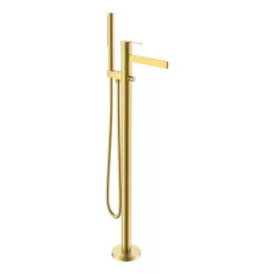   AREZZO design ELEGANT szabadon álló kádtöltő csaptelep, szálcsiszolt arany