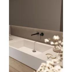   AREZZO design PALMFIELD fali mosdócsaptelep, fekete AR-1103BL