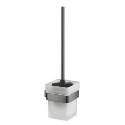 AREZZO design MONO WC kefe tartó, gun metal