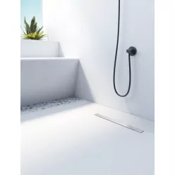   AREZZO design SOLIDSoft zuhanytálca 120x90 cm, FEHÉR, egyenes lefolyóval (2 doboz)