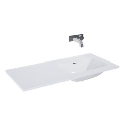   AREZZO design SKAPPA 100 cm-es mosdó (60+40) jobbos CSAPLYUK NÉLKÜL