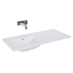   AREZZO design SKAPPA 100 cm-es mosdó (60+40) balos CSAPLYUK NÉLKÜL