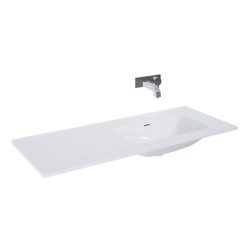   AREZZO design SKAPPA 120 cm-es mosdó (80+40) jobbos CSAPLYUK NÉLKÜL