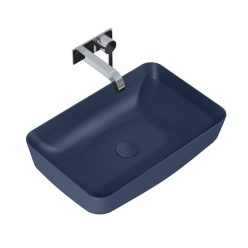   AREZZO design pultra ültethető mosdó NOMIA 50x39, matt kék