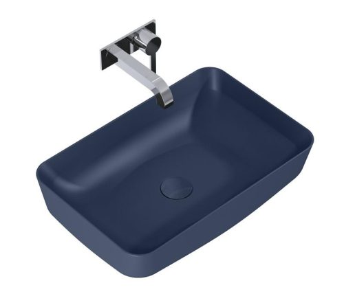 AREZZO design pultra ültethető mosdó NOMIA 50x39, matt kék
