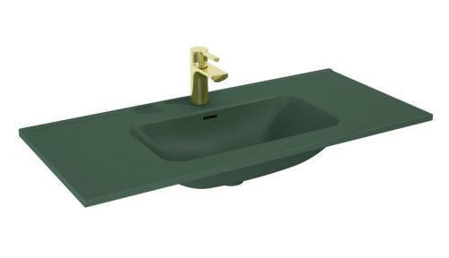 AREZZO design SKAPPA 100 cm-es mosdó, matt zöld