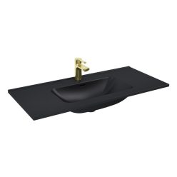 AREZZO design SKAPPA 100 cm-es mosdó, matt fekete