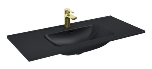 AREZZO design SKAPPA 100 cm-es mosdó, matt fekete