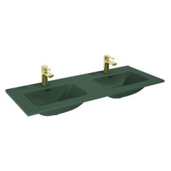 AREZZO design SKAPPA 120 cm-es dupla mosdó, matt zöld