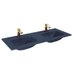 AREZZO design SKAPPA 120 cm-es dupla mosdó, matt kék