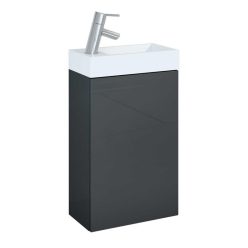   AREZZO design MINI 40 1 ajtós Anthracit (alsószekrény + mosdó)