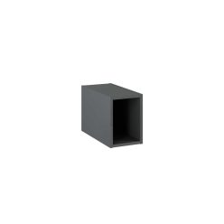   AREZZO design MONTEREY Slim 20 cm-es nyitott elem Mf. antracit színben
