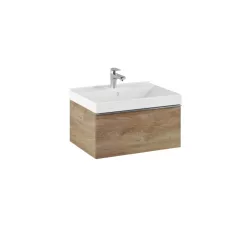   AREZZO design MONTEREY 60 cm-es alsószekrény 1 fiókkal Canela tölgy színben, szifonkivágással
