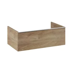   AREZZO design MONTEREY 80 cm-es alsószekrény 1 fiókkal Canela tölgy színben, szifonkivágás nélkül