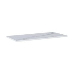   AREZZO design CALACATTA márvány 100x46 cm mosdópult Matt Fehér színben, 20 mm