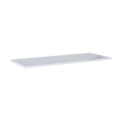 AREZZO design CALACATTA márvány 120x46 cm mosdópult Matt Fehér színben, 20 mm