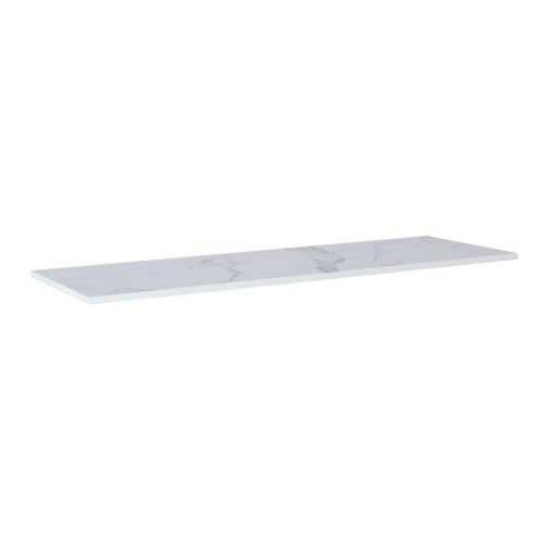 AREZZO design CALACATTA márvány 160x46 cm mosdópult Matt Fehér színben, 20 mm