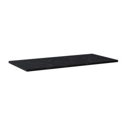   AREZZO design MARQUINA márvány 100x46 cm mosdópult Matt Fekete színben,20 mm