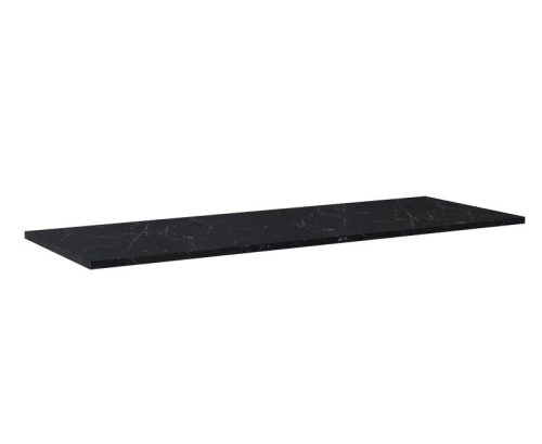 AREZZO design MARQUINA márvány 140x46 cm mosdópult Matt Fekete színben, 20 mm