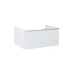   AREZZO design MONTEREY 60 cm-es alsószekrény 1 fiókkal Matt Fehér színben, szifonkivágás nélkül