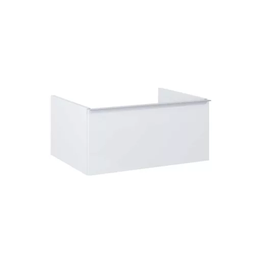 AREZZO design MONTEREY 60 cm-es alsószekrény 1 fiókkal Matt Fehér színben, szifonkivágás nélkül