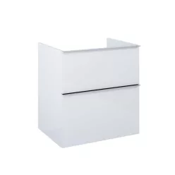   AREZZO design MONTEREY 60 cm-es alsószekrény 2 fiókkal Matt Fehér színben, szifonkivágás nélkül