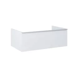   AREZZO design MONTEREY 80 cm-es alsószekrény 1 fiókkal Matt Fehér színben, szifonkivágás nélkül