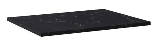 AREZZO design MARQUINA márvány mosdópult (70/49,4) matt fekete,20 mm