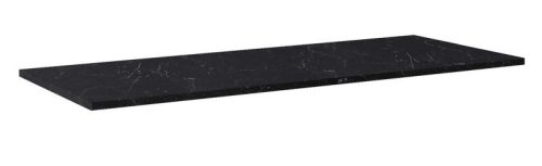 AREZZO design MARQUINA márvány mosdópult 140 (70+70) 49,4 matt fekete,20 mm