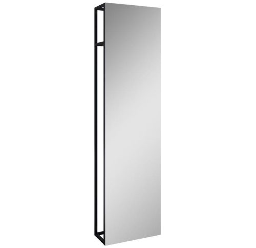 AREZZO design NEBO tükör canela tölgy polccal 50_190, matt fekete
