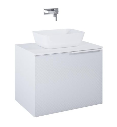 AREZZO design MALIBU alsószekrény 70 1 fiók + 1 fiók , matt fehér