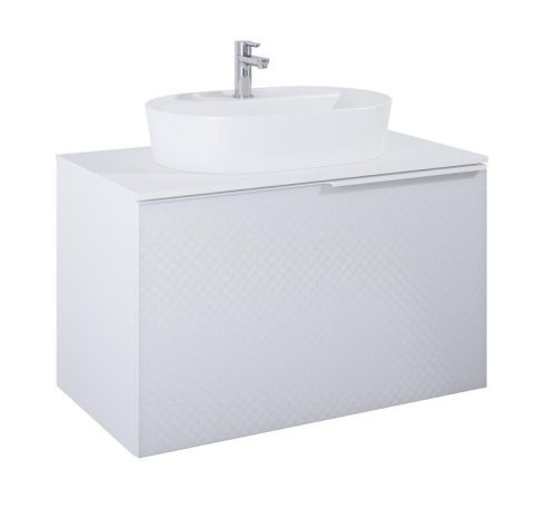 AREZZO design MALIBU alsószekrény 90 1 fiók + 1 fiók , matt fehér
