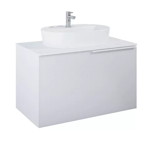 AREZZO design MALIBU alsószekrény 90 1 fiók + 1 fiók , matt fehér