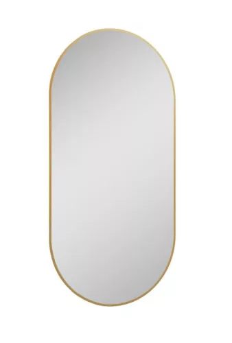 AREZZO design SHARON ovális 52/92 LED tükör, arany