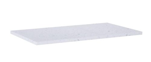 AREZZO design TERRAZZO márvány mosdópult 80/46/2 fehér matt