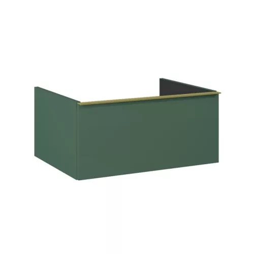AREZZO design MONTEREY 60 cm-es alsószekrény 1 fiókkal Matt Zöld színben, szifonkivágás nélkül