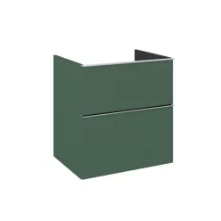   AREZZO design MONTEREY 60 cm-es alsószekrény 2 fiókkal Matt Zöld színben, szifonkivágás nélkül