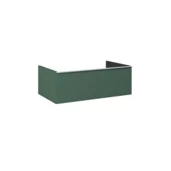   AREZZO design MONTEREY 80 cm-es alsószekrény 1 fiókkal Matt Zöld színben, szifonkivágás nélkül