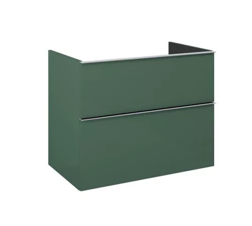 AREZZO design MONTEREY 80 cm-es alsószekrény 2 fiókkal Matt Zöld színben, szifonkivágás nélkül