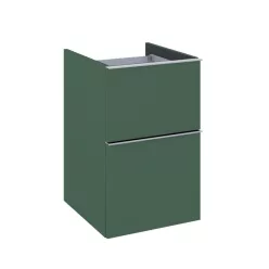   AREZZO design MONTEREY 40 cm-es alsószekrény 2 fiókkal Matt Zöld színben