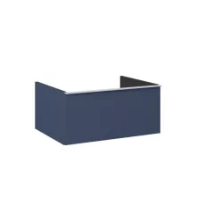   AREZZO design MONTEREY 60 cm-es alsószekrény 1 fiókkal Matt Kék színben, szifonkivágás nélkül