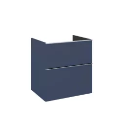   AREZZO design MONTEREY 60 cm-es alsószekrény 2 fiókkal Matt Kék színben, szifonkivágás nélkül