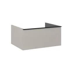   AREZZO design MONTEREY 60 cm-es alsószekrény 1 fiókkal Matt Beige színben, szifonkivágás nélkül