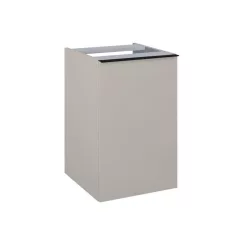   AREZZO design MONTEREY 40 cm-es oldalszekrény szennyeskosárral Matt beige színben