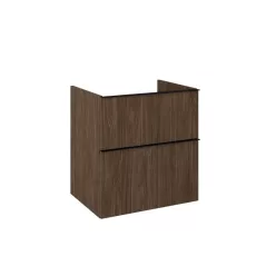   AREZZO design MONTEREY 60 cm-es alsószekrény 2 fiókkal Lincoln dió színben, szifonkivágás nélkül