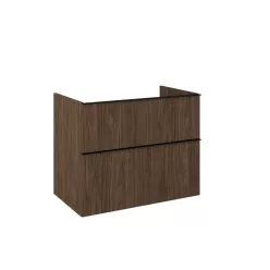   AREZZO design MONTEREY 80 cm-es alsószekrény 2 fiókkal Lincoln dió színben, szifonkivágás nélkül
