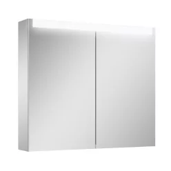   AREZZO design Tükrös szekrény 80, 2 ajtó + TECHNOBOX + LED PANEL