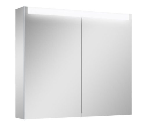 AREZZO design Tükrös szekrény 80, 2 ajtó + TECHNOBOX + LED PANEL